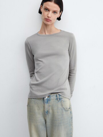 MANGO Shirt 'ETOILE' in Grey: front