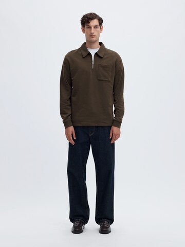 SELECTED - Sudadera 'SLMScott' en marrón