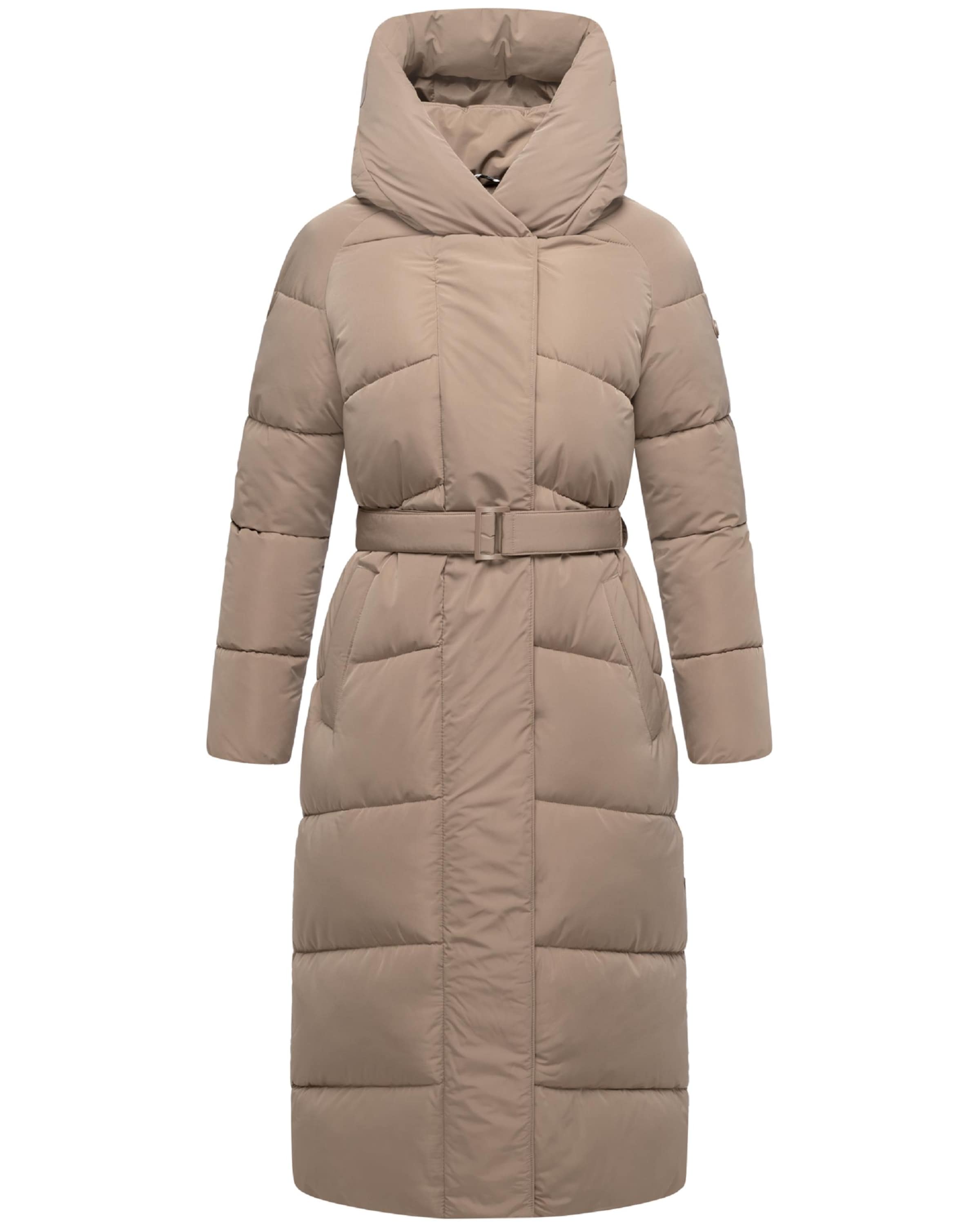 NAVAHOO Зимнее пальто 'Eisblick 14' в Бежевый: спереди