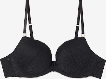 INTIMISSIMI Push-up BH 'MONICA YOUR WILD SIDE' in Schwarz: predná strana