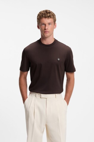 BOSS T-Shirt 'Taut' in Braun: Vorderseite