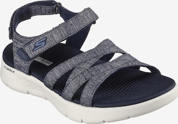 SKECHERS Hiking Sandals in Blue: front