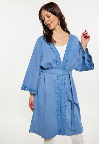 usha FESTIVAL Kimono in Blauw: voorkant