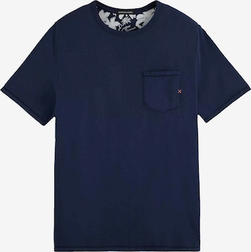 T-Shirt SCOTCH & SODA en bleu : devant