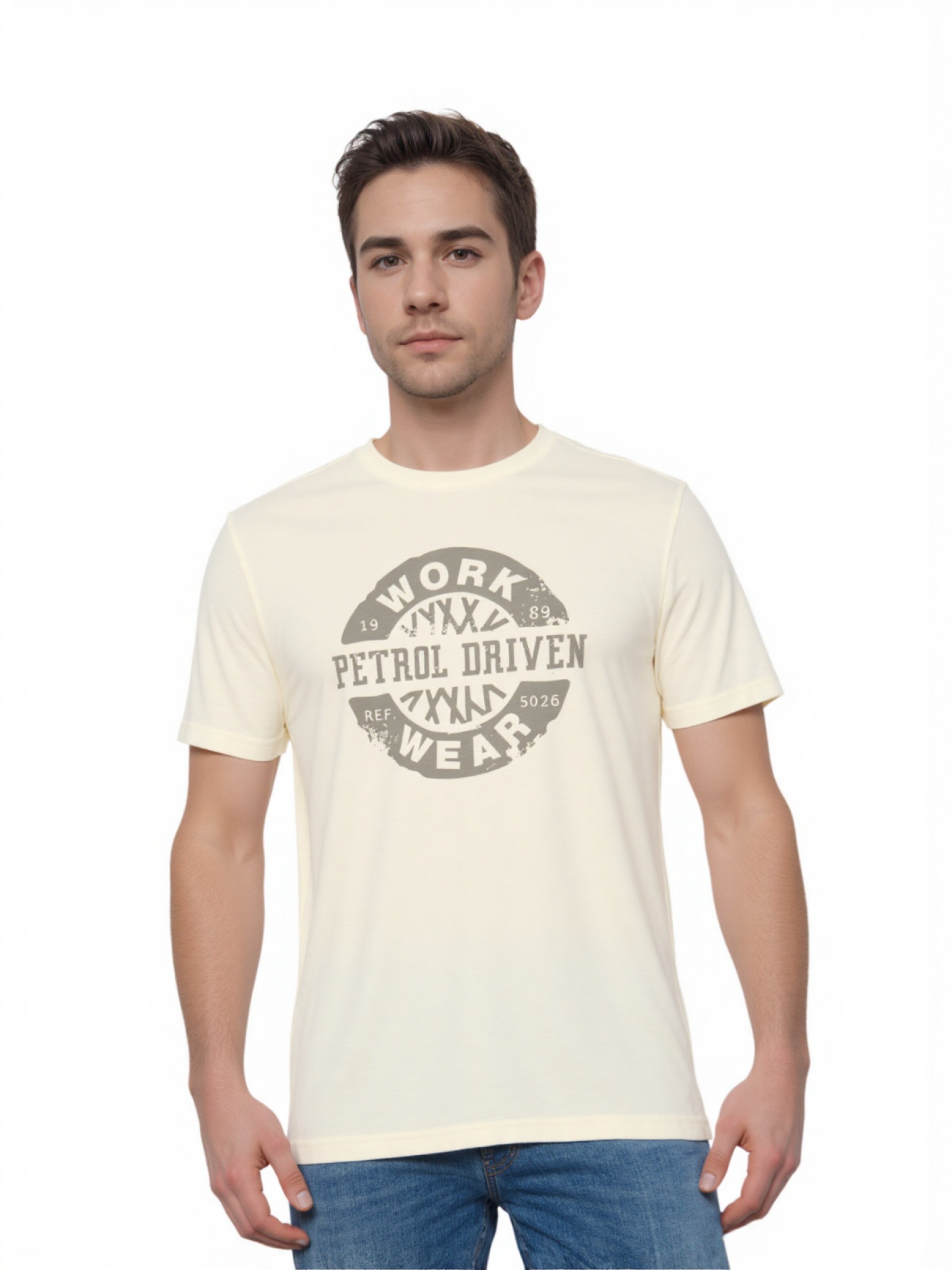 Petrol Industries Bluser & t-shirts i beige: forside