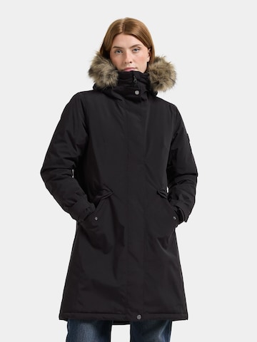 Didriksons Winterjacke 'ERNA' in Schwarz: Vorderseite