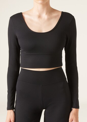 CALZEDONIA Shirt in Black: front