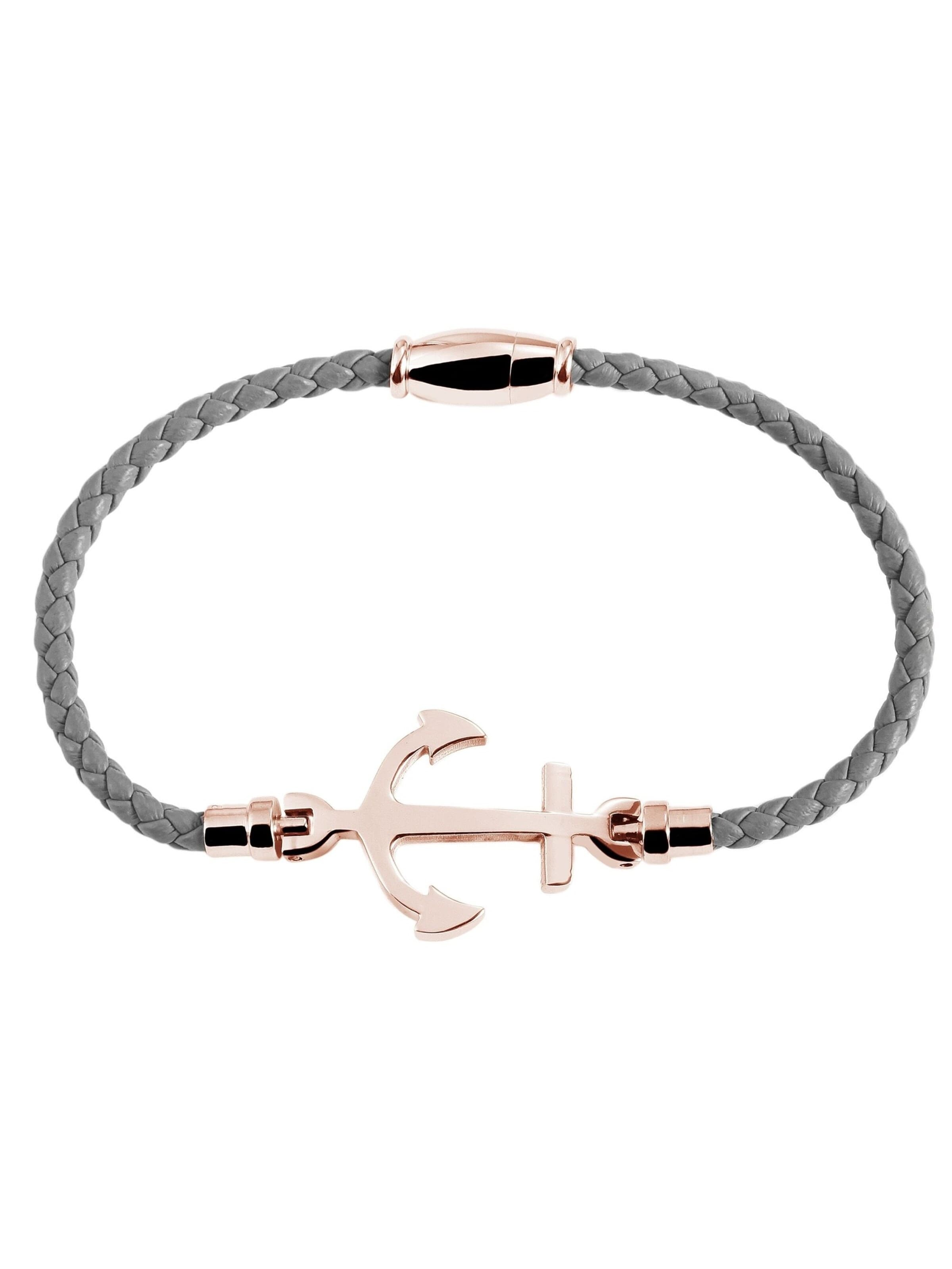 Akzent Bracelet 'Seina, langlebig' in Grey: front