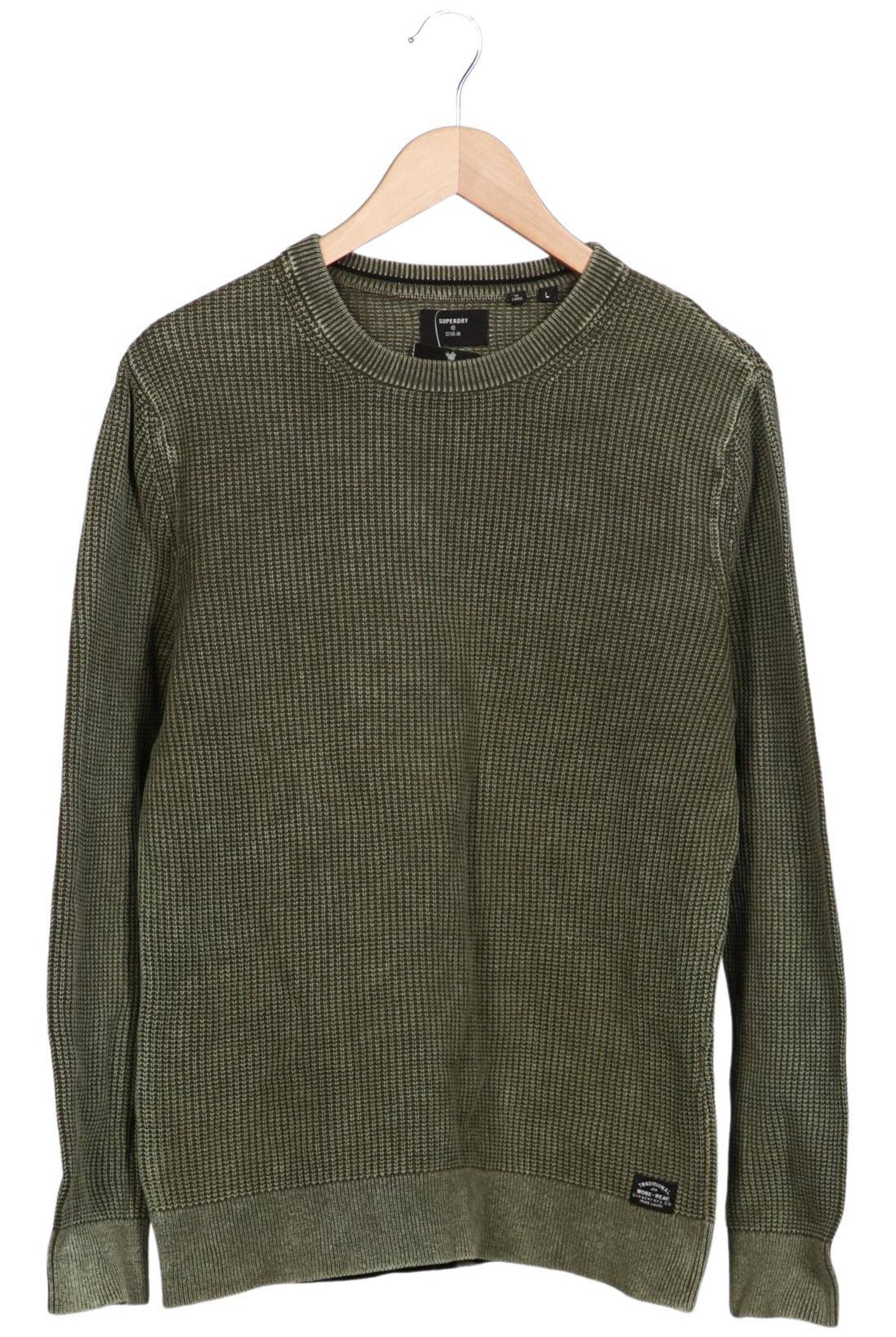 Superdry & Co Pullover L in Grün: Vorderseite