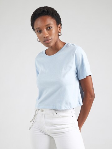 T-shirt 'PCSARA' PIECES en bleu : devant