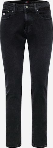 Tommy Jeans Дънки 'AUSTIN' в черно: отпред