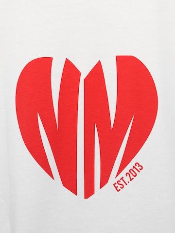 T-shirt 'NMKARLA' Noisy may en blanc