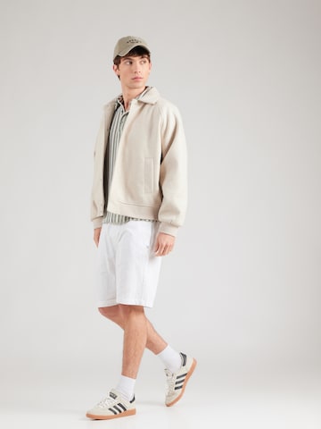 INDICODE JEANS Regular Broek 'Drum' in Wit