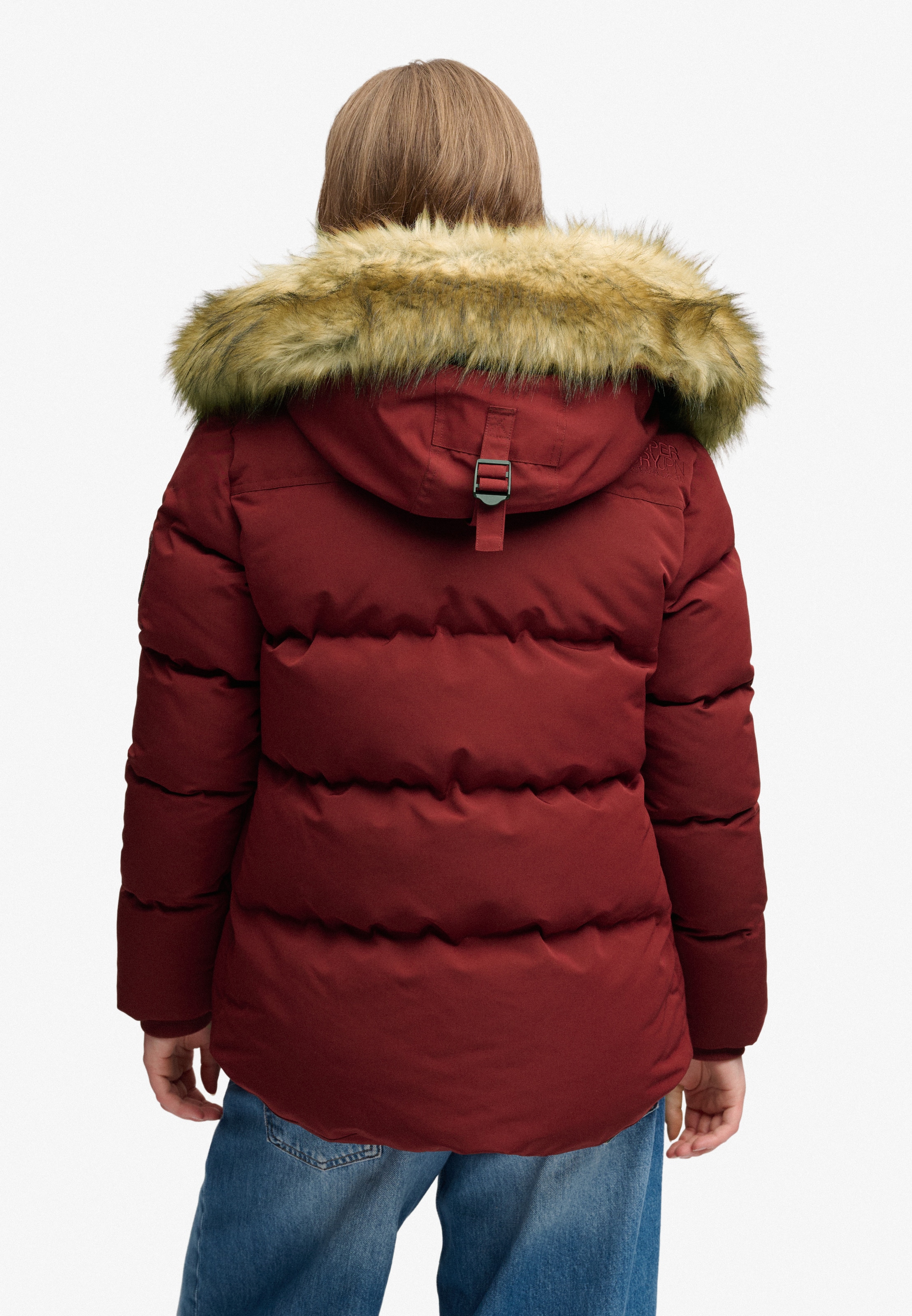 Superdry & Co Zimní bunda 'Everest' – červená