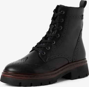 Tamaris - Botim com fivela em preto: frente