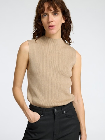 SELECTED FEMME Knitted Top in Beige