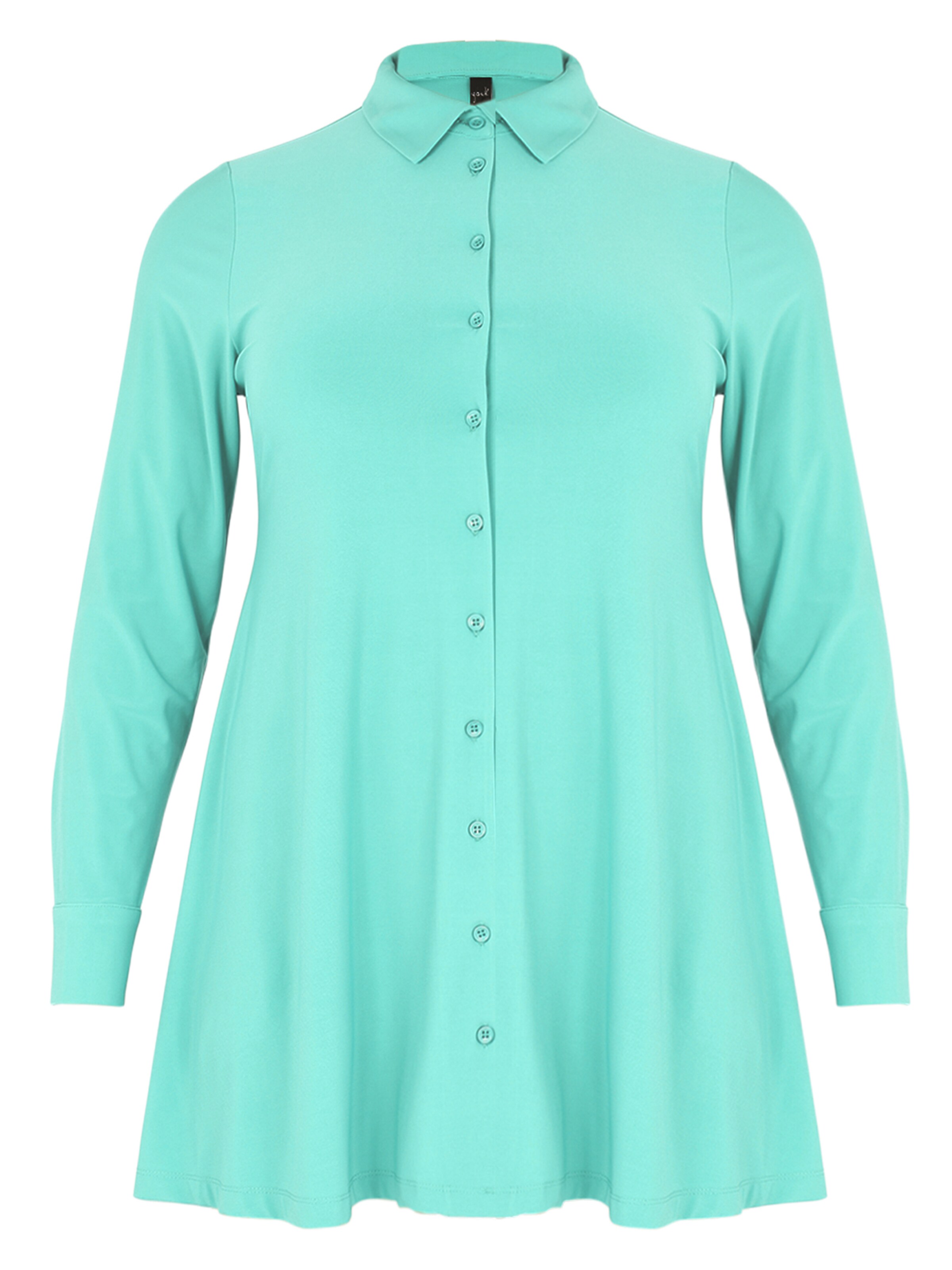 YOEK Bluse in Blau: Vorderseite