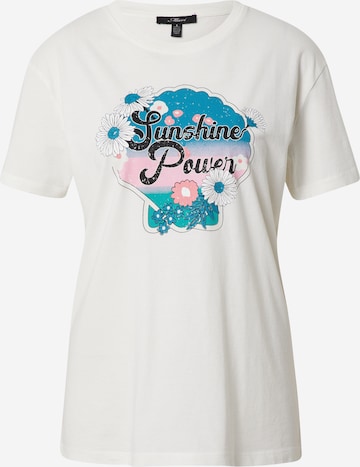 Mavi T-shirt 'Sunshine Power' i vit: framsida