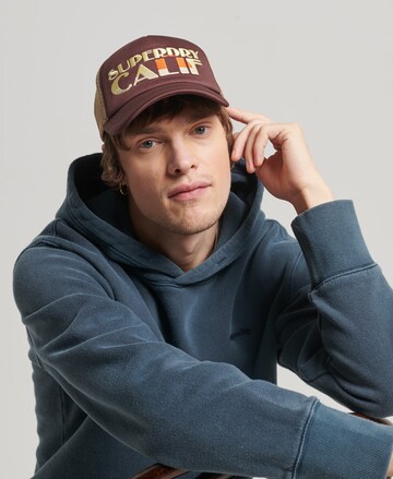 Casquette Superdry en marron