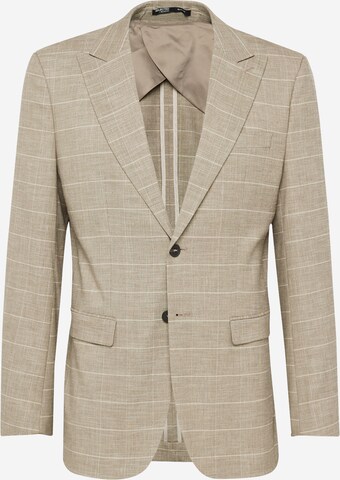 Coupe regular Veste de costume 'OASIS' SELECTED HOMME en beige : devant