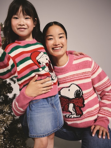 Pullover 'Snoopy Christmas' di Next in rosa