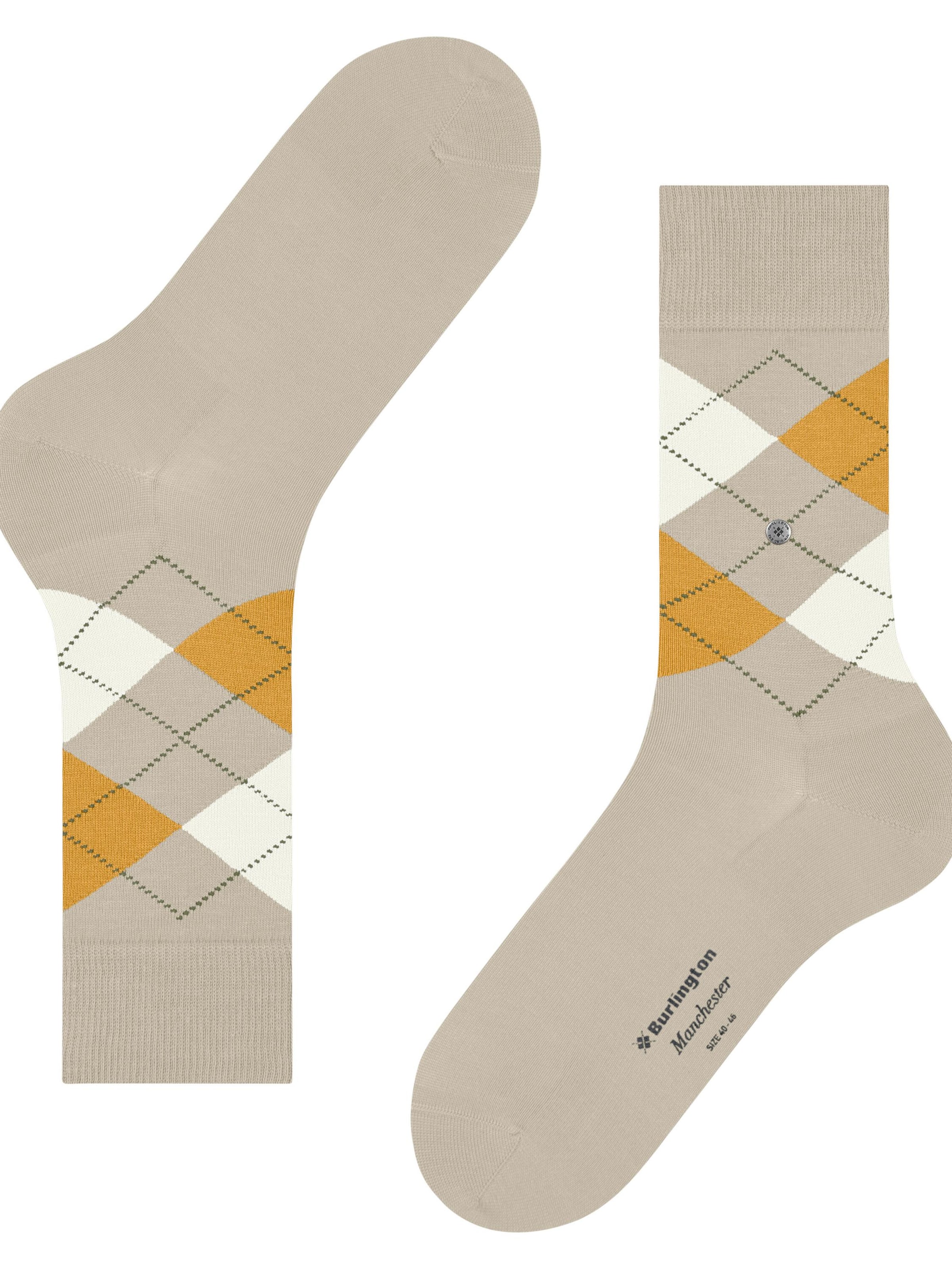 BURLINGTON Socks 'Manchester' in Beige