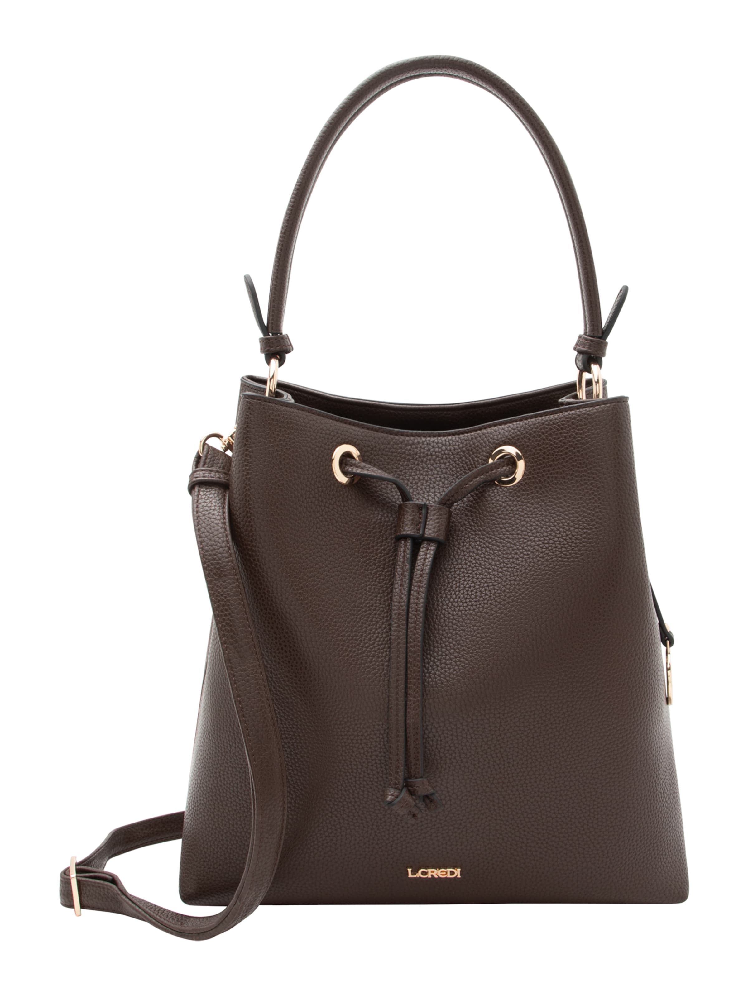 L.CREDI Buideltas &#x27;Ebony &#x27; in Bruin: voorkant