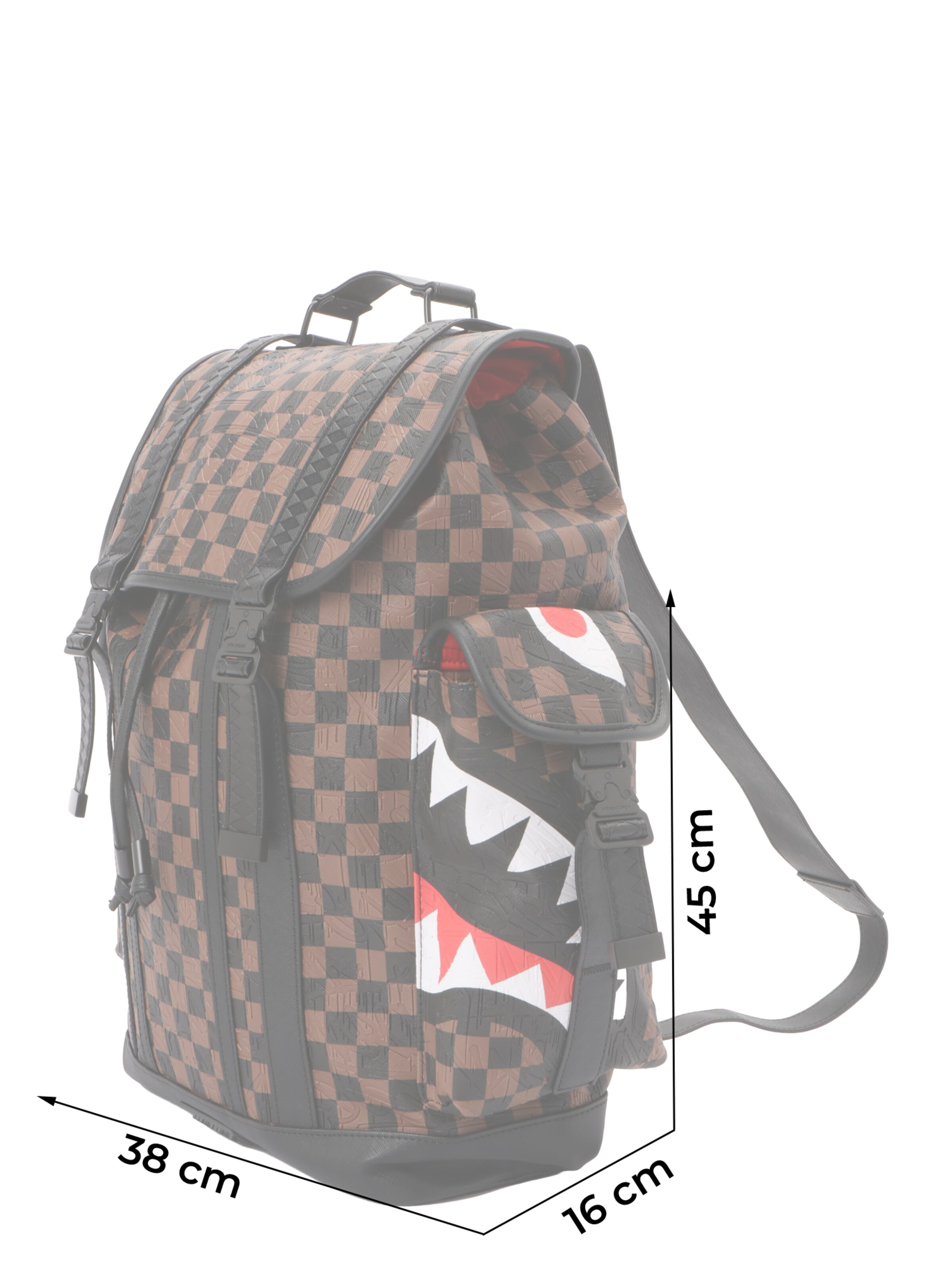 Sprayground Rugzak 'MONTE CARLO' in Bruin