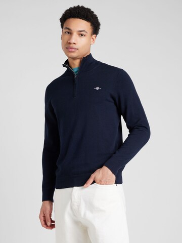 GANT - Pullover 'CLASSIC' em azul: frente