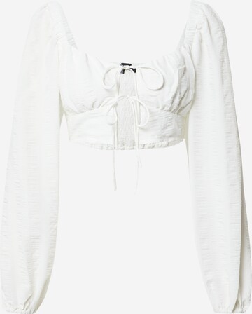 Gina Tricot Bluse 'Gilly' i hvit: forside