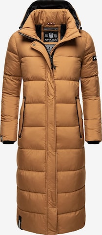 NAVAHOO Winter Coat 'Isalie' in Brown: front