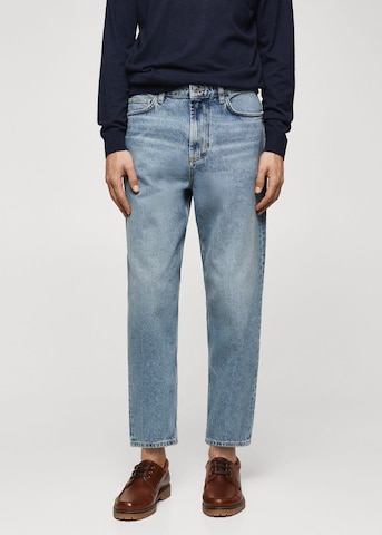 MANGO MAN Regular Jeans 'Nestor' in Blauw: voorkant