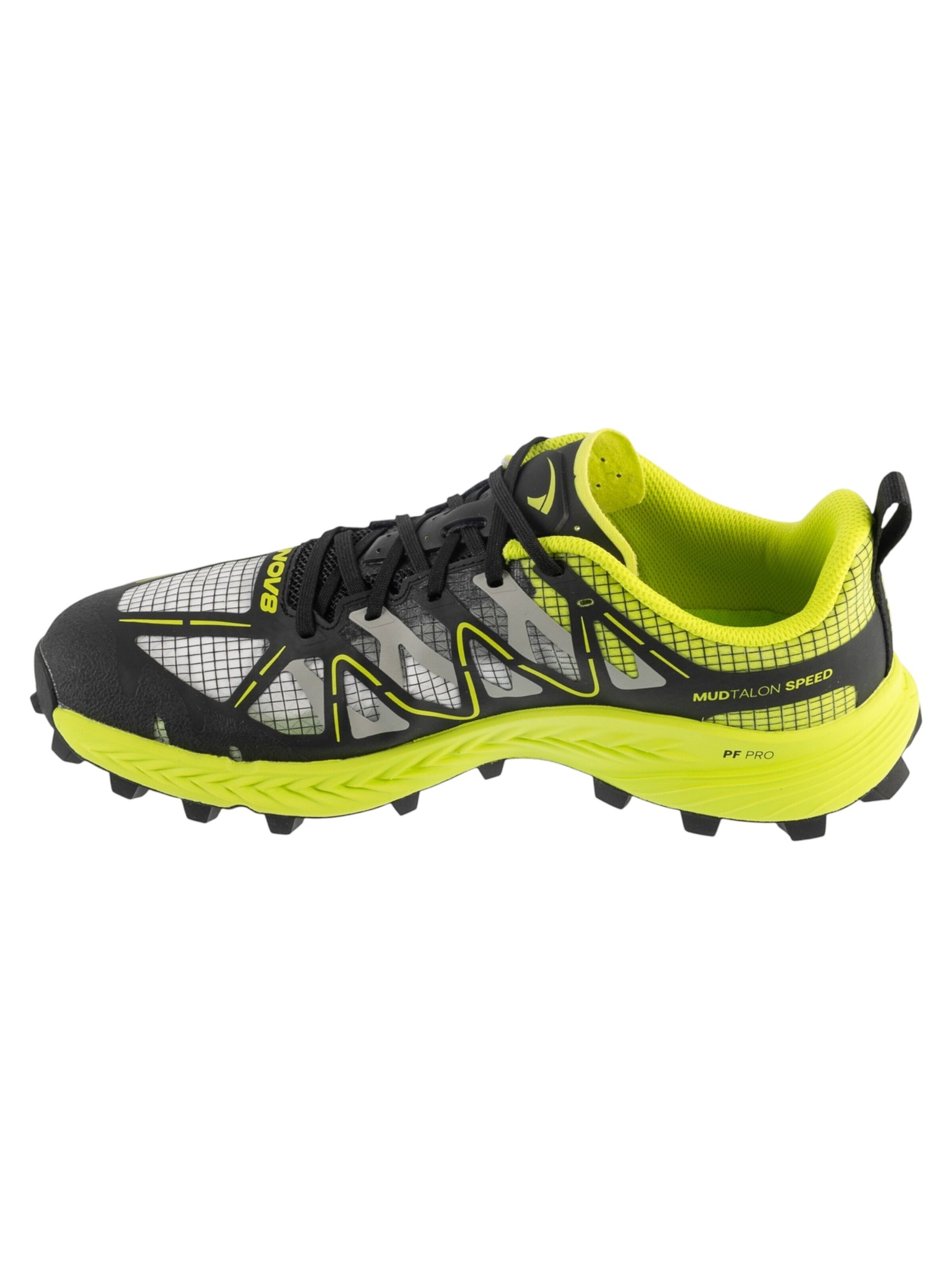 Inov-8 Loopschoen 'MudTalon Speed V2' in Zwart: voorkant