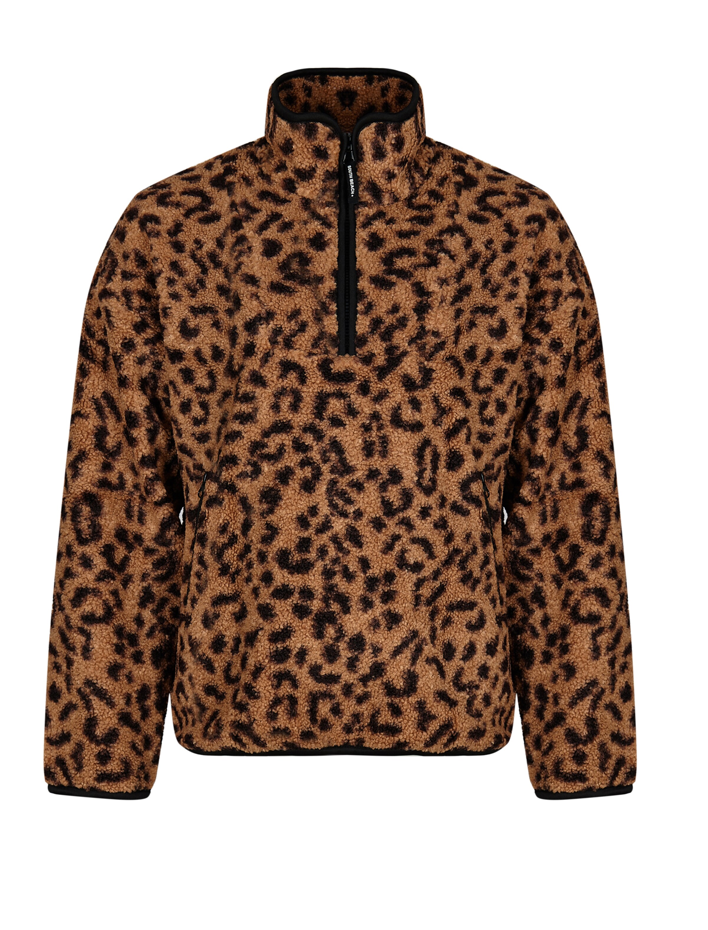 Pull-over South Beach en marron : devant