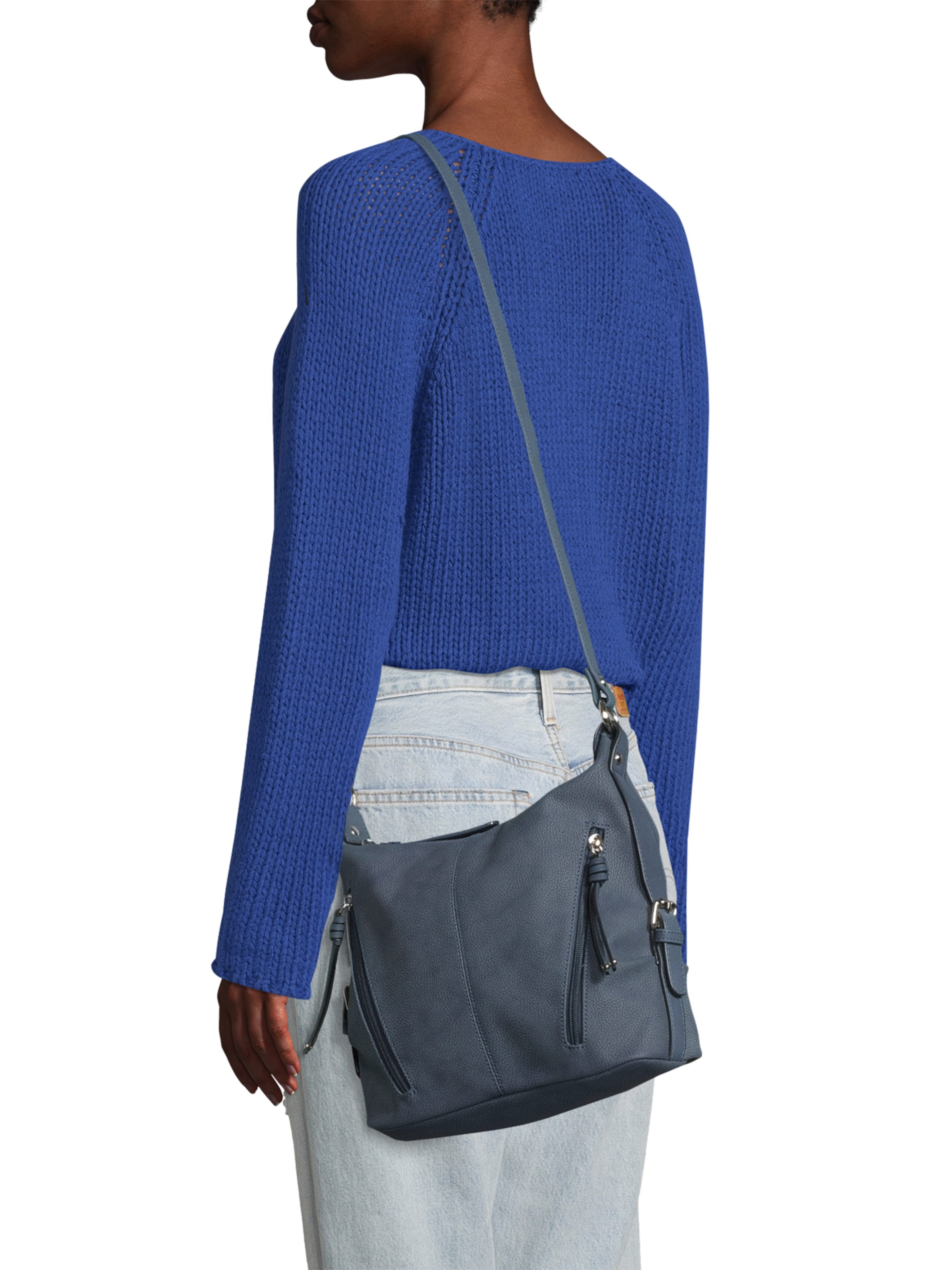 zils TOM TAILOR Rokassomiņa 'Caia': no priekšpuses