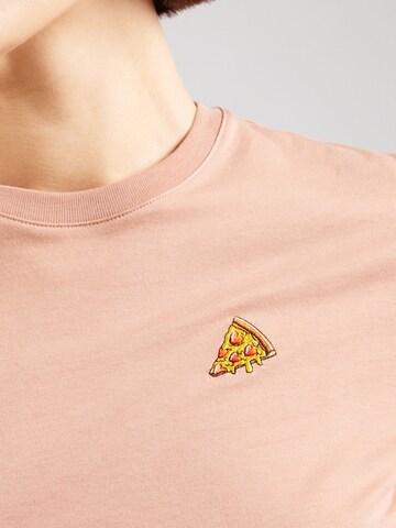 T-shirt 'Pizza Love' Iriedaily en rose