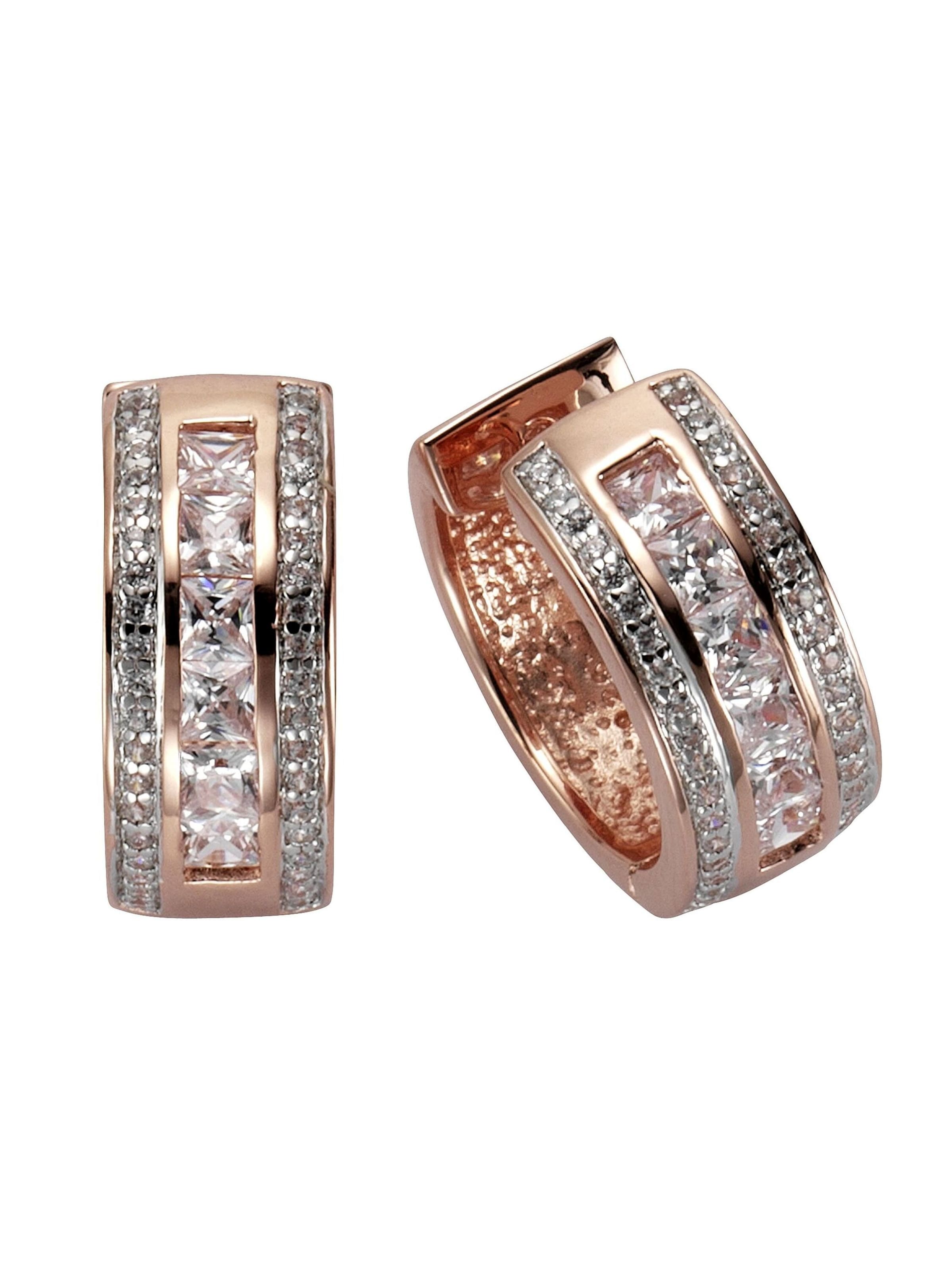 CELESTA Ohrringe in Rot: Vorderseite