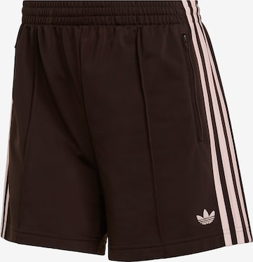Pantalon 'Firebird Classic' ADIDAS ORIGINALS en marron : devant