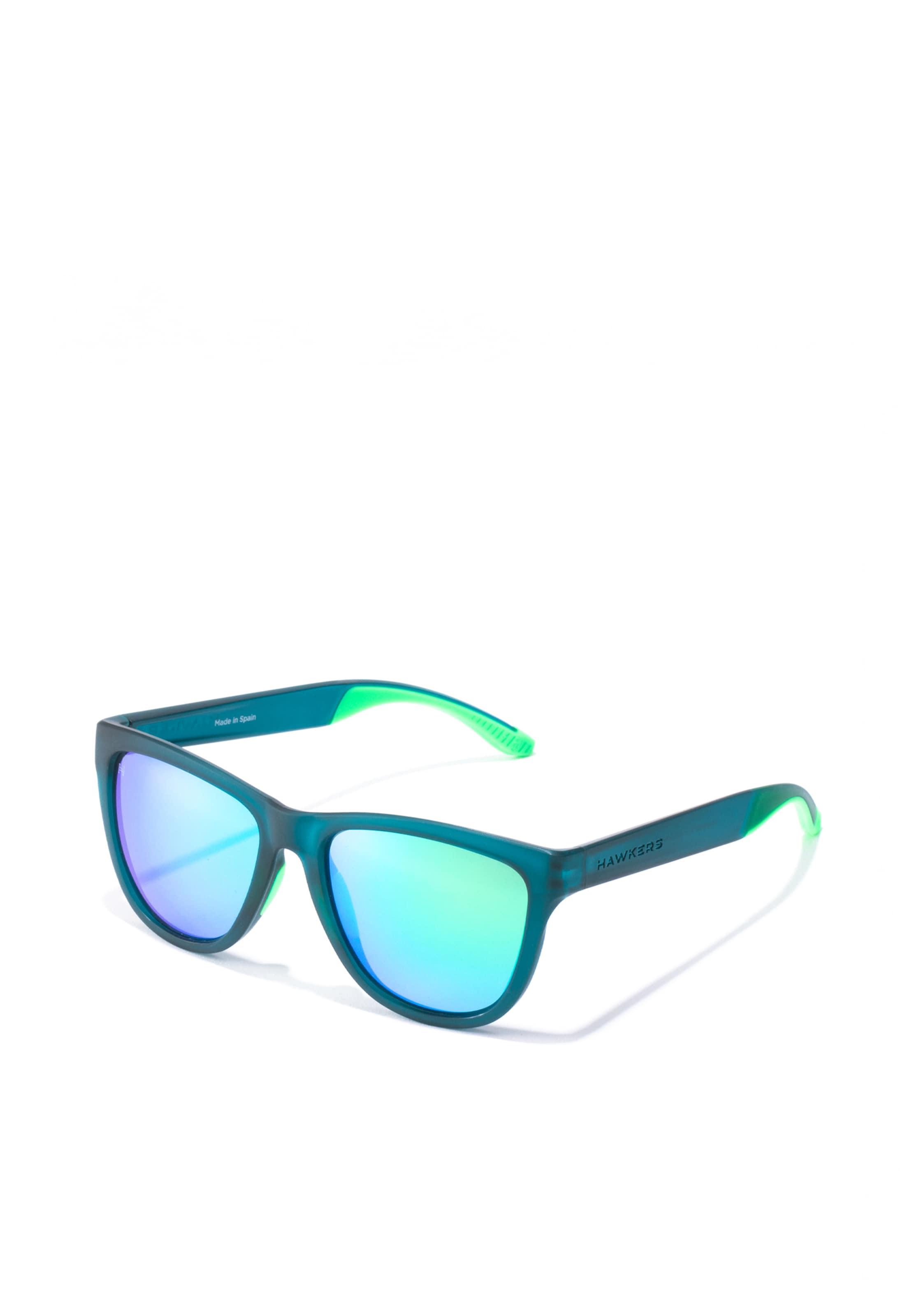 HAWKERS Солнцезащитные очки 'One Sport Raw' в Бирюзовый / Неоновый зеленый, Обзор товара