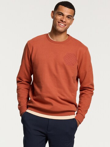 Shiwi Sweatshirt in Braun: Vorderseite