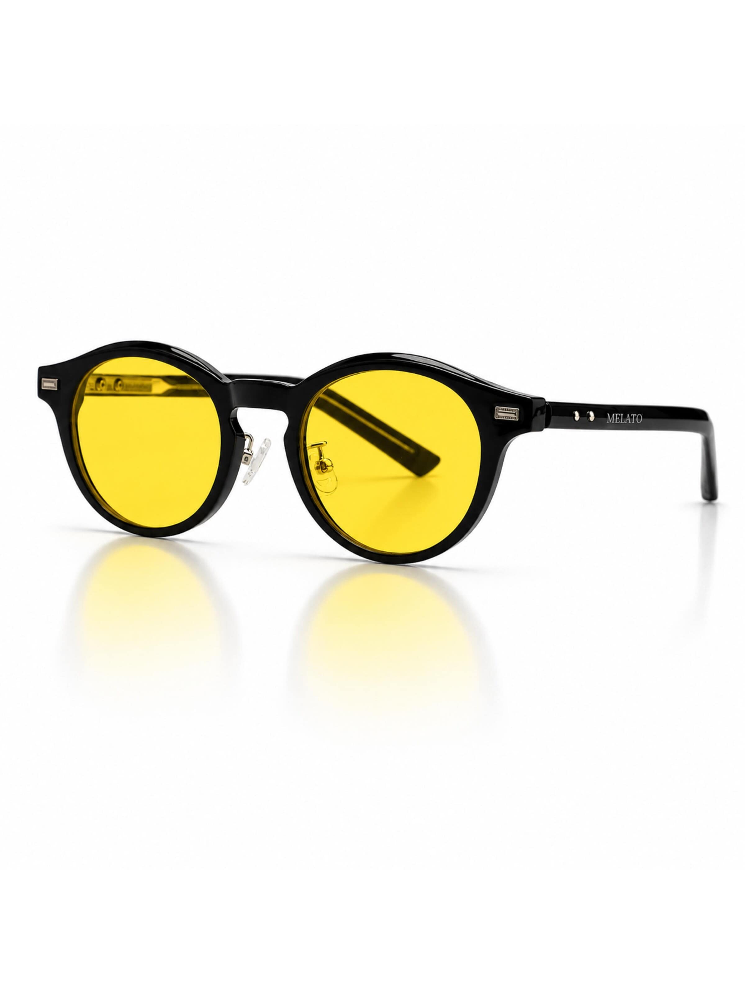 Lunettes 'Nox' Melato en noir : devant