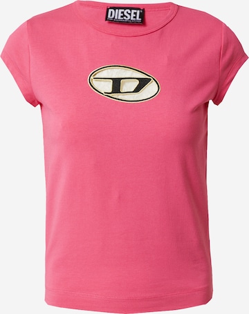 Tricou 'ANGIE' de la DIESEL pe roz: față