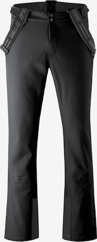 Maier Sports Slimfit Skihose 'Anton' in Schwarz: predná strana