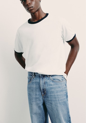 Pull&Bear Baggy Jeans in Blauw