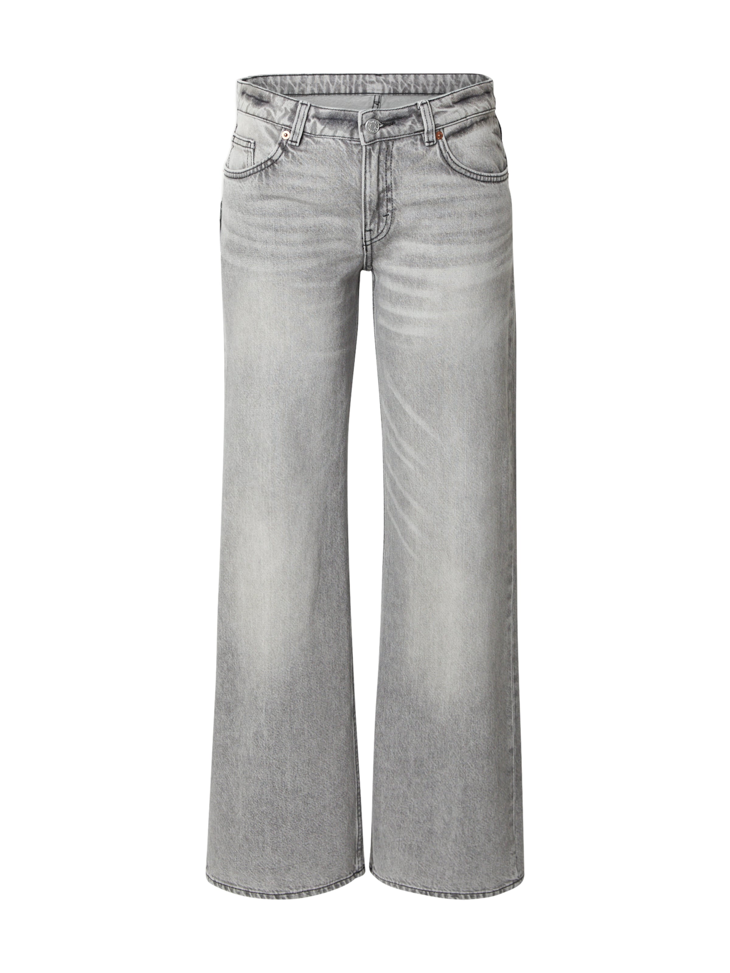 Monki Jeans in Grey: front
