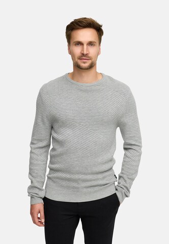 Pull-over 'JFAbram' JEFF en gris : devant