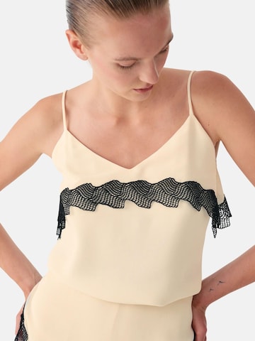 Beatrice .b Top 'GONNA' in Beige