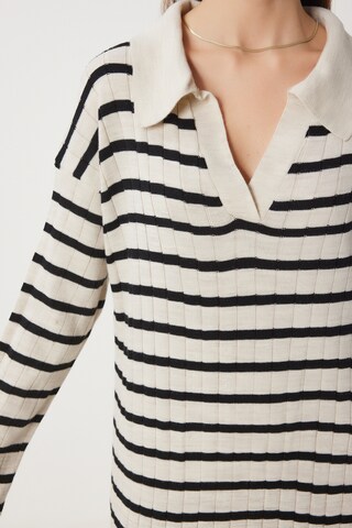 Happiness İstanbul Плетена рокля в бежово