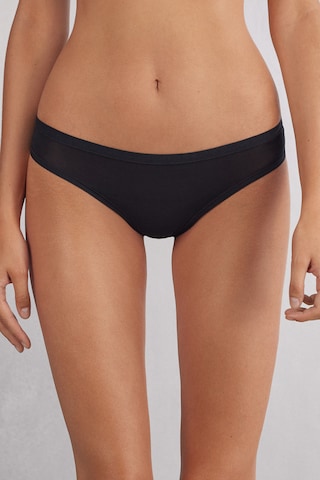 INTIMISSIMI Thong in Black: front