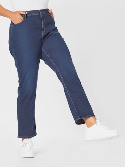 Levi's® Plus Jeans in blue denim, Modelansicht
